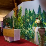 Narthex wall Summer 2008