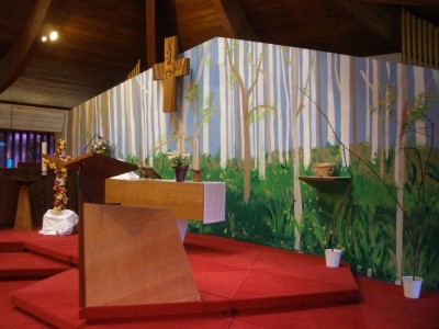 Easter Liturgical Art Sanctuary Wall 2011
