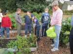 Gathering for Sunday School in the Garden