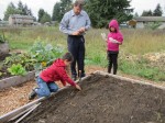 Planting Carrots during Sunday School