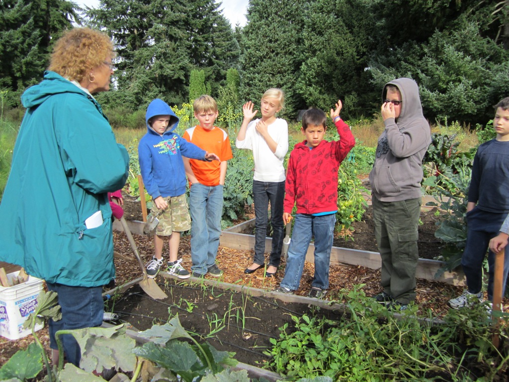 Sunday School in the St. Mark Community Garden
