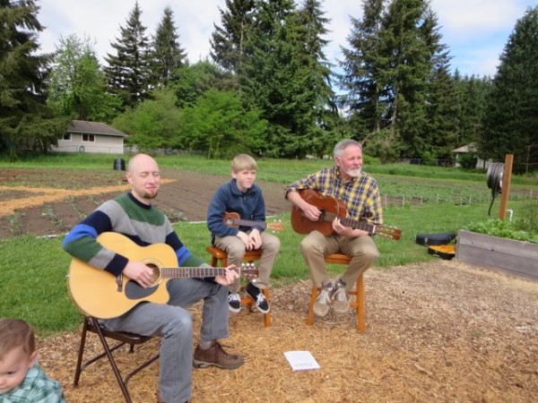 Musicians for the Garden Blessing - thanks guys!